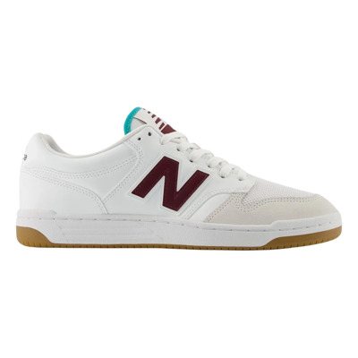 Klassiek 480 Laag Wit & Bourgondië New Balance , Multicolor , Heren