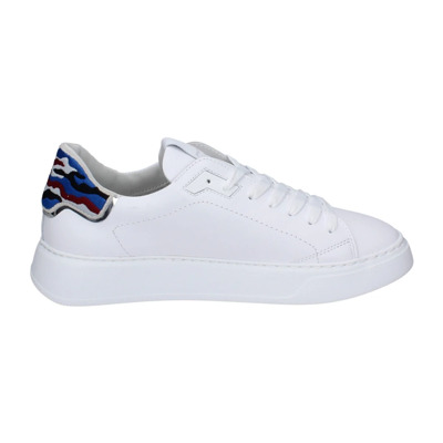 Leren Heren Sneakers Stijlvolle Schoenen Philippe Model , White , Heren