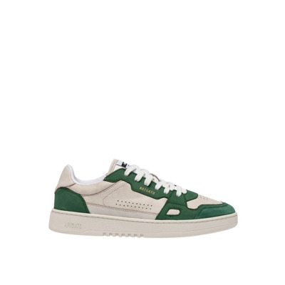 Leren Sneakers met Contrast Overlays Axel Arigato , Green , Heren