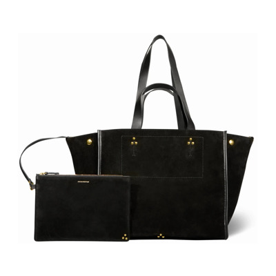 Leren Tote Tas met Handvatten Jérôme Dreyfuss , Black , Dames