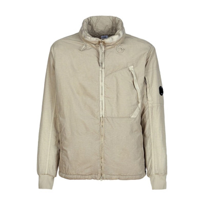 Lichtgewicht Jas Flatt Nylon Oxford Tan Arena C.p. Company , Beige , Heren