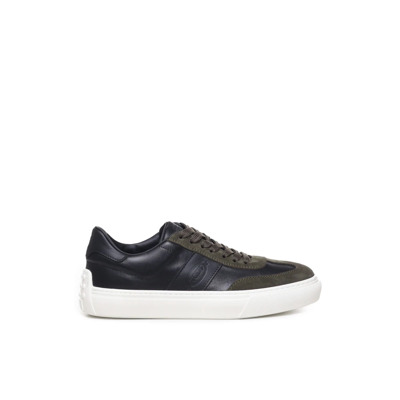 Logo Binnenzool Sneakers Tod's , Black , Heren