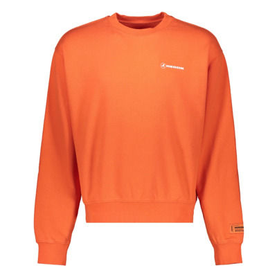 Logo Print Sweatshirt Heron Preston , Orange , Heren