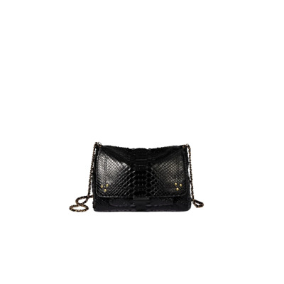 Lulu M Leren Satchel Tas Jérôme Dreyfuss , Black , Dames