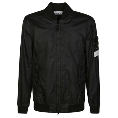 Menrana Bomber Jas Stone Island , Black , Heren