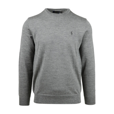 Merinowollen Trui Polo Ralph Lauren , Gray , Heren