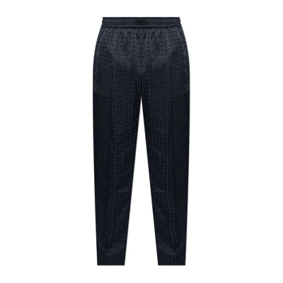 Monogram Broeken Balmain , Blue , Heren