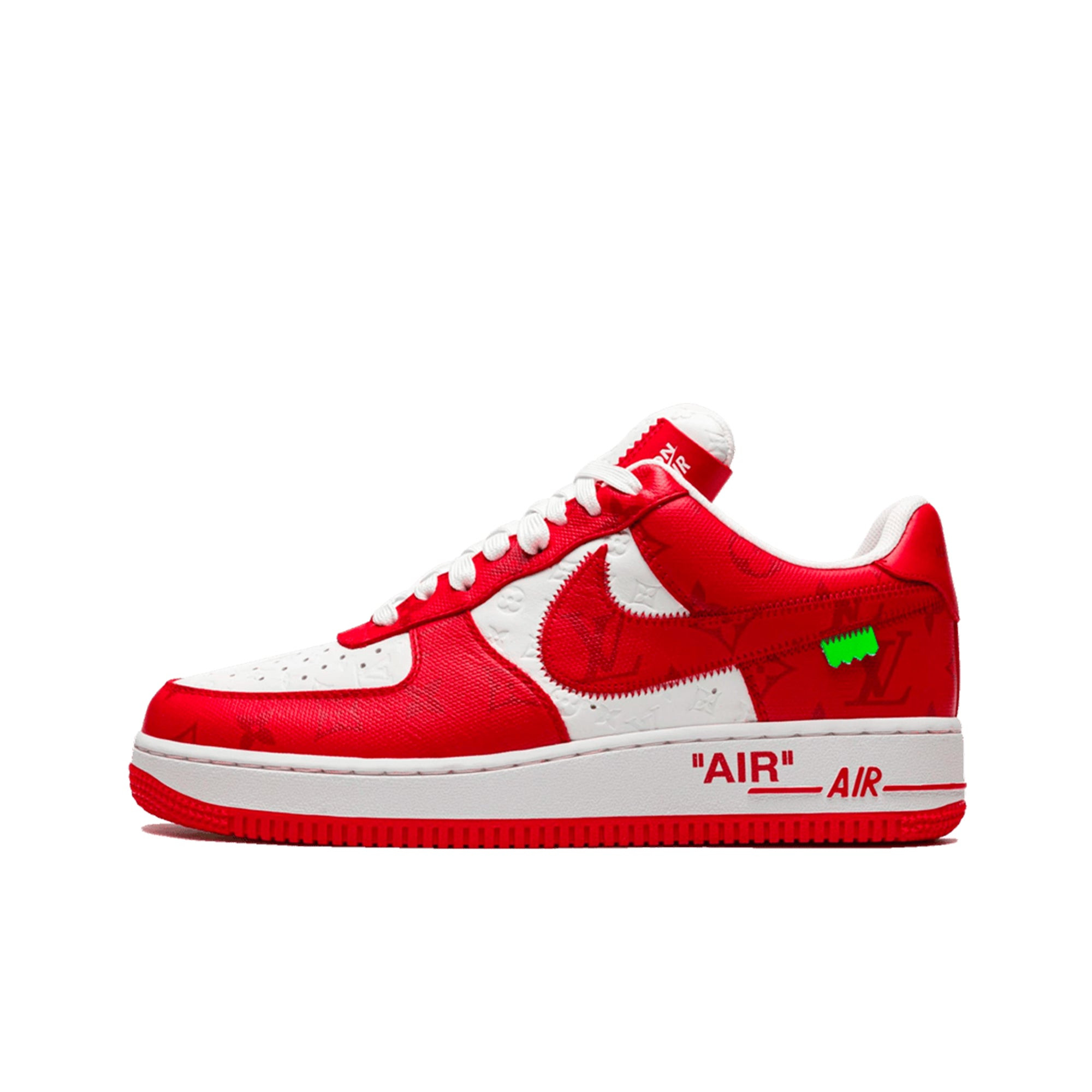 Nike Air force 1 low louis vuitton virgil abloh white red