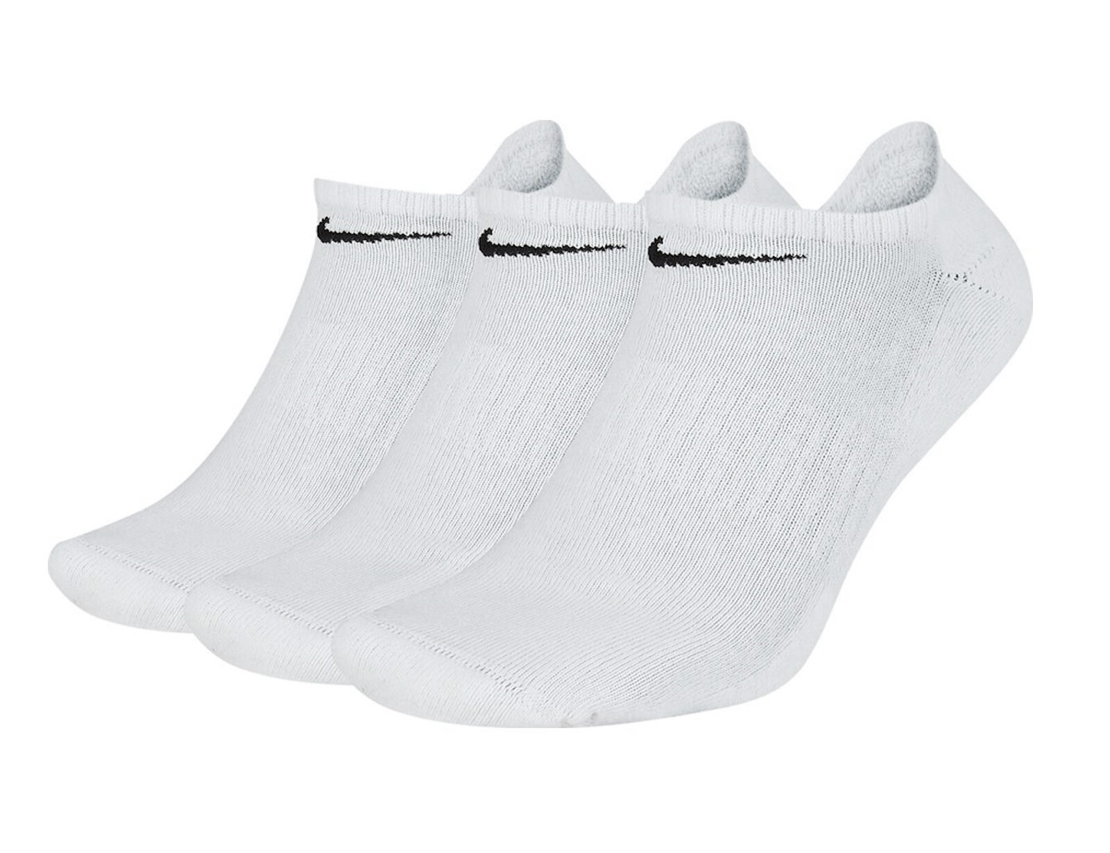 Nike - Everyday Lightweight No-Show 3-Pack - Witte Sokken