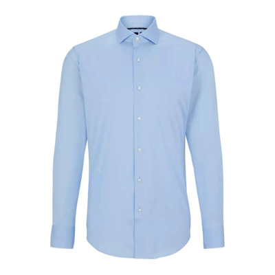 Normaal Overhemd Hugo Boss , Blue , Heren