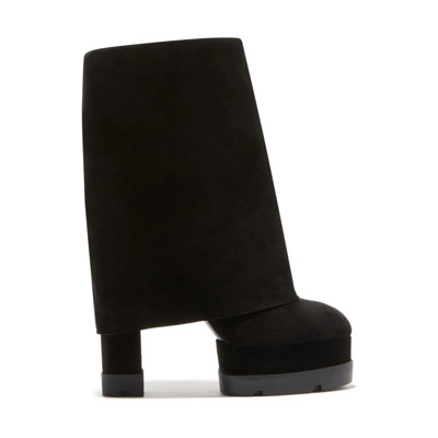 Omkeerbare Nancy Suède Hoge Laarzen Casadei , Black , Dames