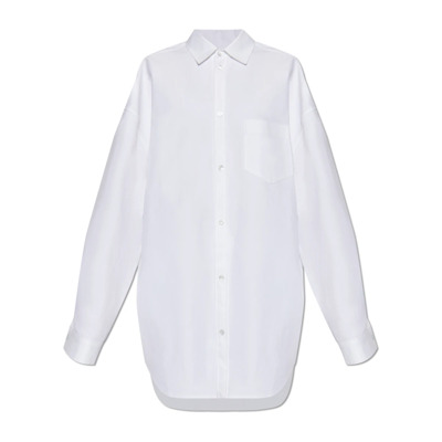 Oversized shirt met zakken Balenciaga , White , Dames