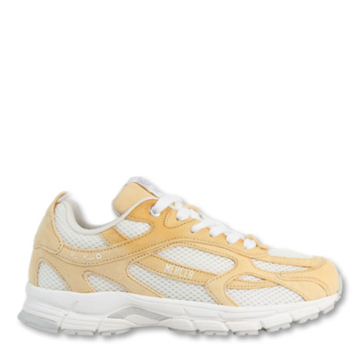 Pastel Suede Zomer Sneakers Mercer Amsterdam , Yellow , Dames