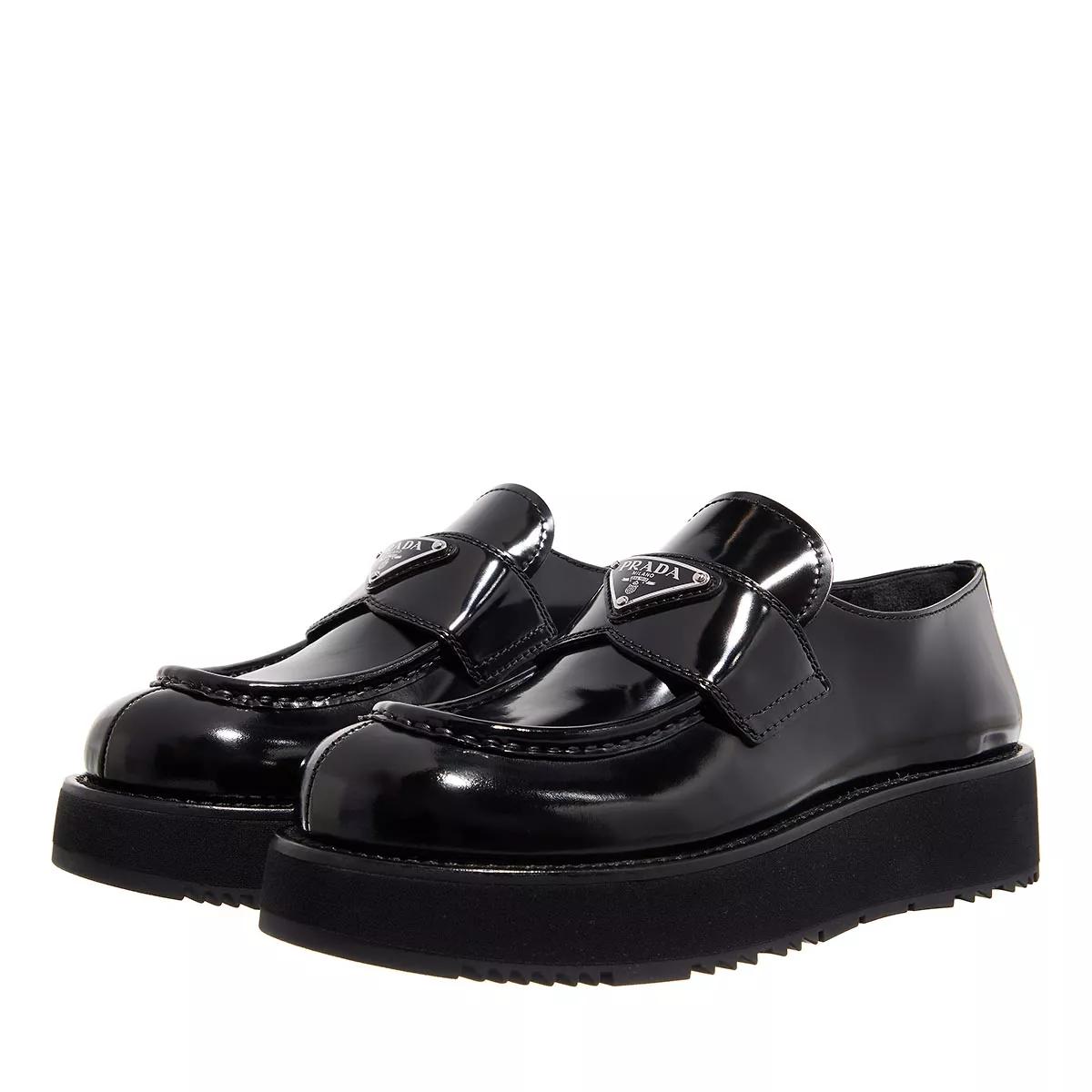 Prada Loafers & ballerina schoenen - Mocassini Loafers in zwart