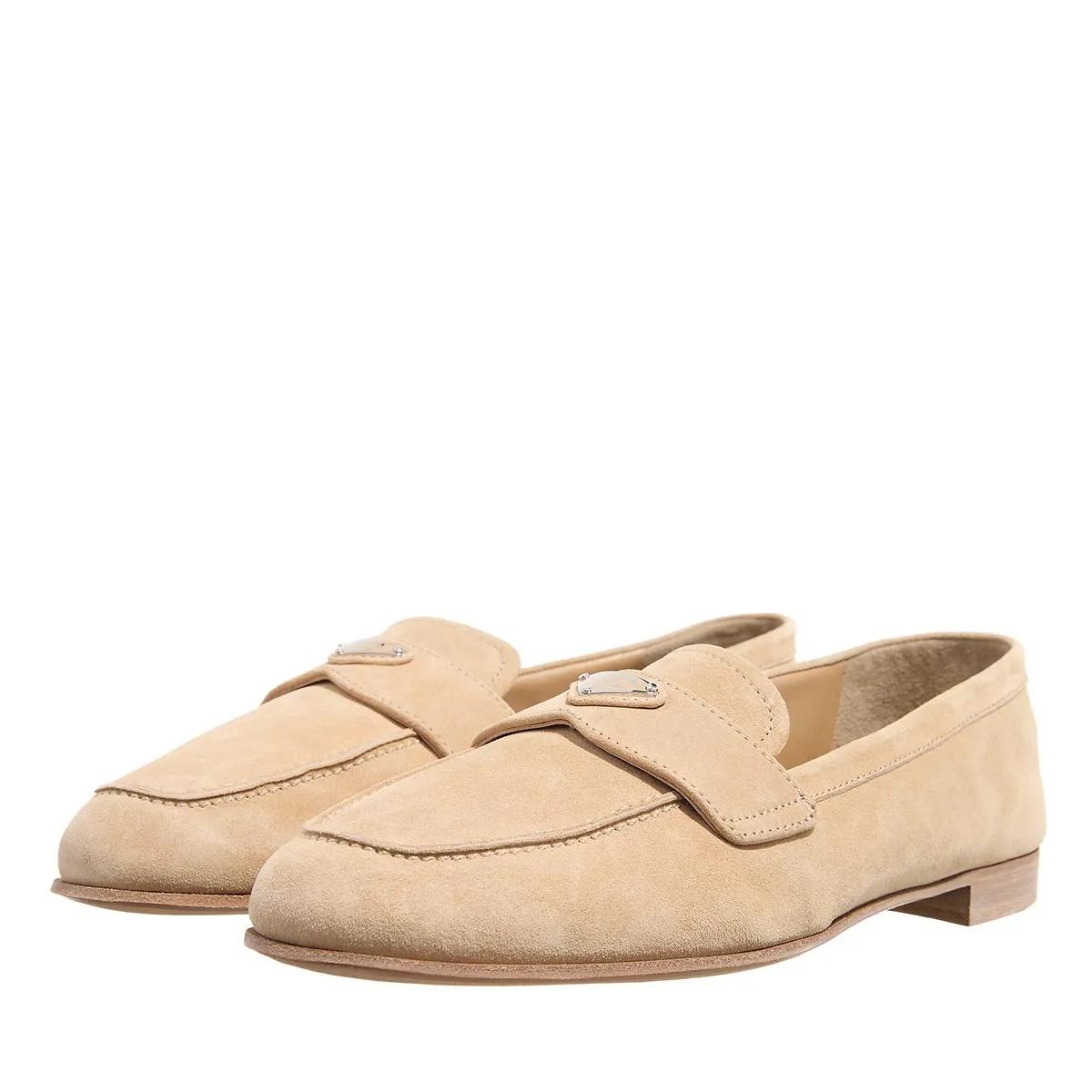 Prada Loafers & ballerina schoenen - Mocassini Scamosciato in beige