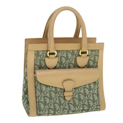 Pre-owned Canvas dior-bags Dior Vintage , Green , Dames