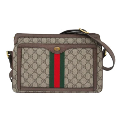 Pre-owned Canvas gucci-bags Gucci Vintage , Beige , Dames