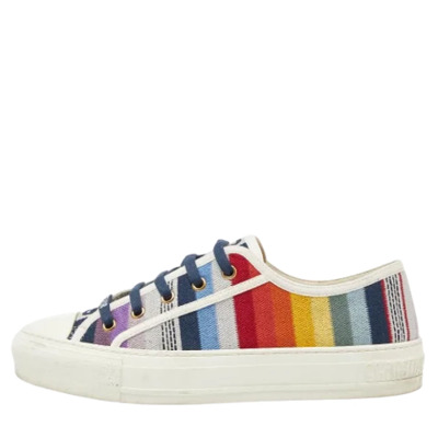 Pre-owned Canvas sneakers Dior Vintage , Multicolor , Dames