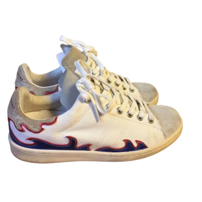 Pre-owned Canvas sneakers Isabel Marant Pre-owned , White , Dames