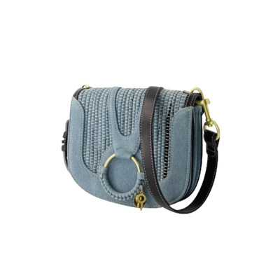 Pre-owned Cotton shoulder-bags Chloé Pre-owned , Blue , Dames