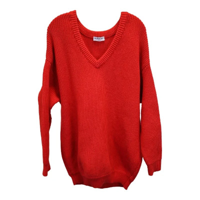 Pre-owned Cotton tops Balenciaga Vintage , Red , Dames