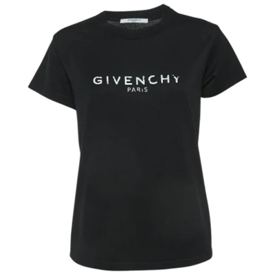 Pre-owned Cotton tops Givenchy Pre-owned , Black , Dames