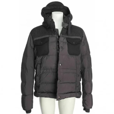 Pre-owned Fabric outerwear Moncler Pre-owned , Black , Dames