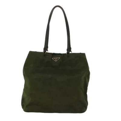 Pre-owned Fabric prada-bags Prada Vintage , Green , Dames