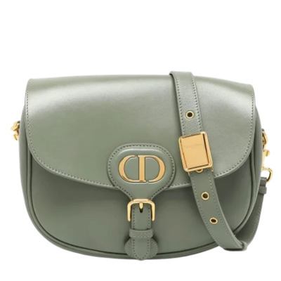 Pre-owned Leather dior-bags Dior Vintage , Green , Dames