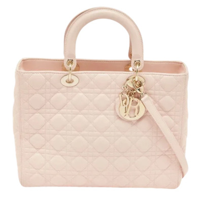 Pre-owned Leather dior-bags Dior Vintage , Pink , Dames