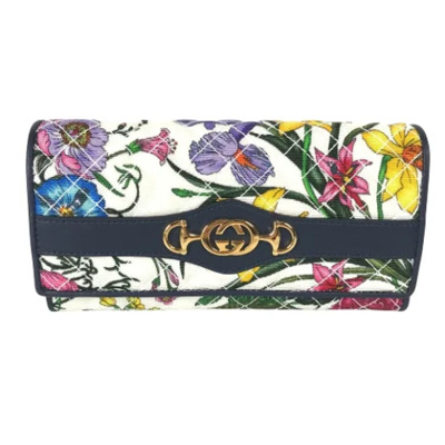 Pre-owned Leather wallets Gucci Vintage , Multicolor , Dames