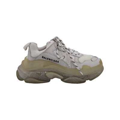 Pre-owned Plastic sneakers Balenciaga Vintage , Beige , Dames