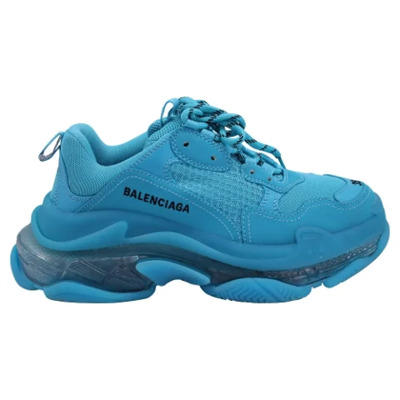 Pre-owned Plastic sneakers Balenciaga Vintage , Blue , Dames