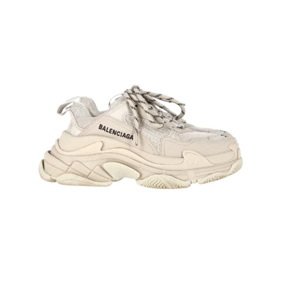 Pre-owned Polyester sneakers Balenciaga Vintage , Beige , Dames