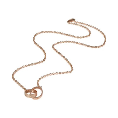 Pre-owned Rose Gold necklaces Cartier Vintage , Pink , Dames