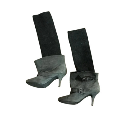 Pre-owned Suede boots Givenchy Pre-owned , Gray , Dames