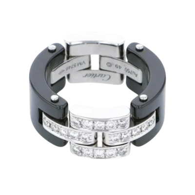 Pre-owned White Gold rings Cartier Vintage , Gray , Dames