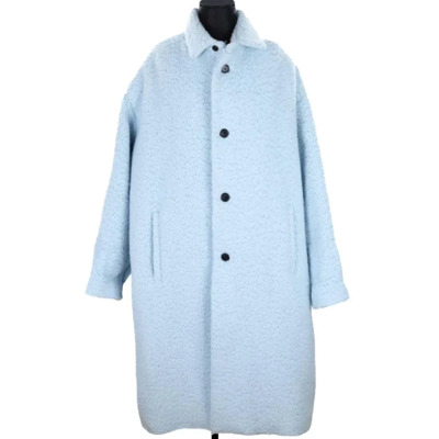 Pre-owned Wool outerwear Prada Vintage , Blue , Dames