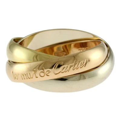 Pre-owned Yellow Gold rings Cartier Vintage , Multicolor , Dames