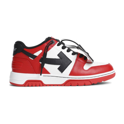 Rode Sneakers voor Moderne Mannen Off White , Red , Heren