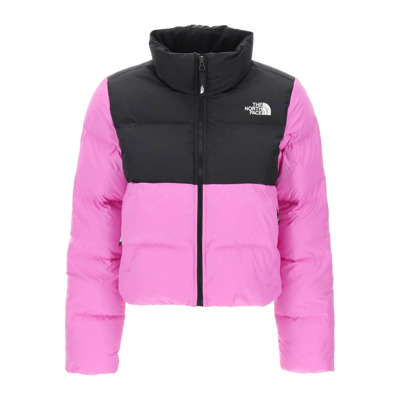 Saikuru Short Puffer Jas The North Face , Pink , Dames