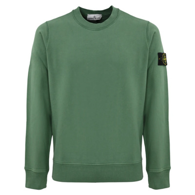 Salie Groene Crewneck Sweater Stone Island , Green , Heren