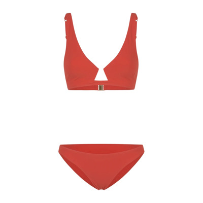 Sea Lightburst Bikini Kleding Zimmermann , Red , Dames