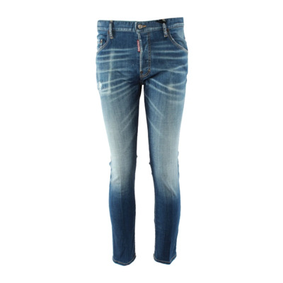 Skater Jean Blauw Heren Jeans Dsquared2 , Blue , Heren