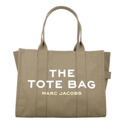 Slate Green Canvas Tote Bag Marc Jacobs , Beige , Dames