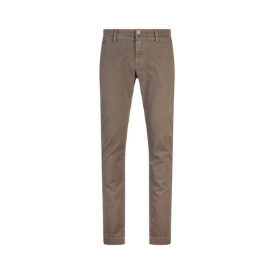 Slim Fit Bruine Broek Jacob Cohën , Brown , Heren