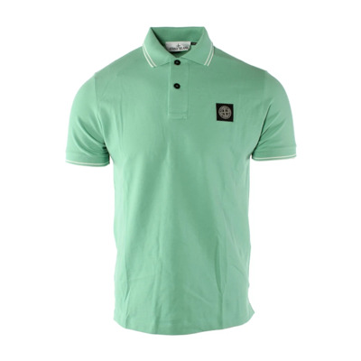 Slim Fit Polo in Groen Stone Island , Green , Heren