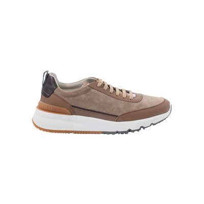 Sportieve Sneakers Brunello Cucinelli , Brown , Heren