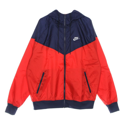 Sportswear Windrunner Hoodie Jas Nike , Red , Heren