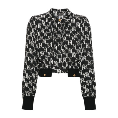 Stijlvolle Blouses Elisabetta Franchi , Black , Dames